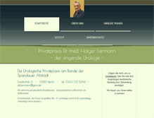 Tablet Screenshot of praxis-liermann.de
